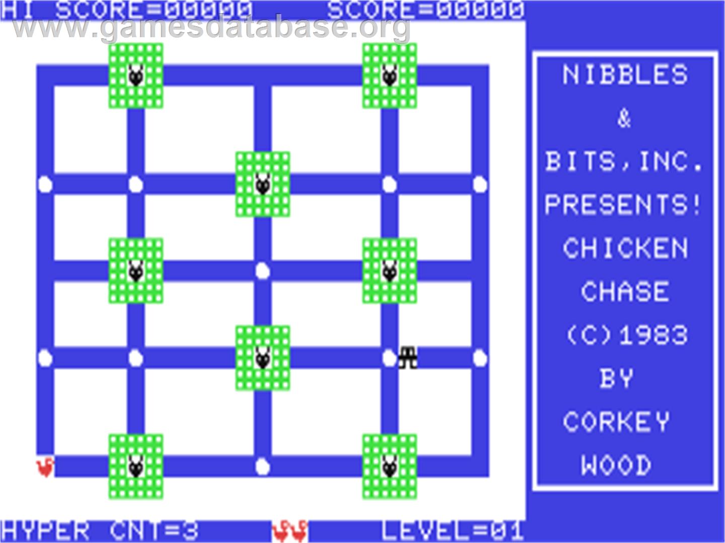 Chicken Chase - Commodore 64 - Artwork - In Game