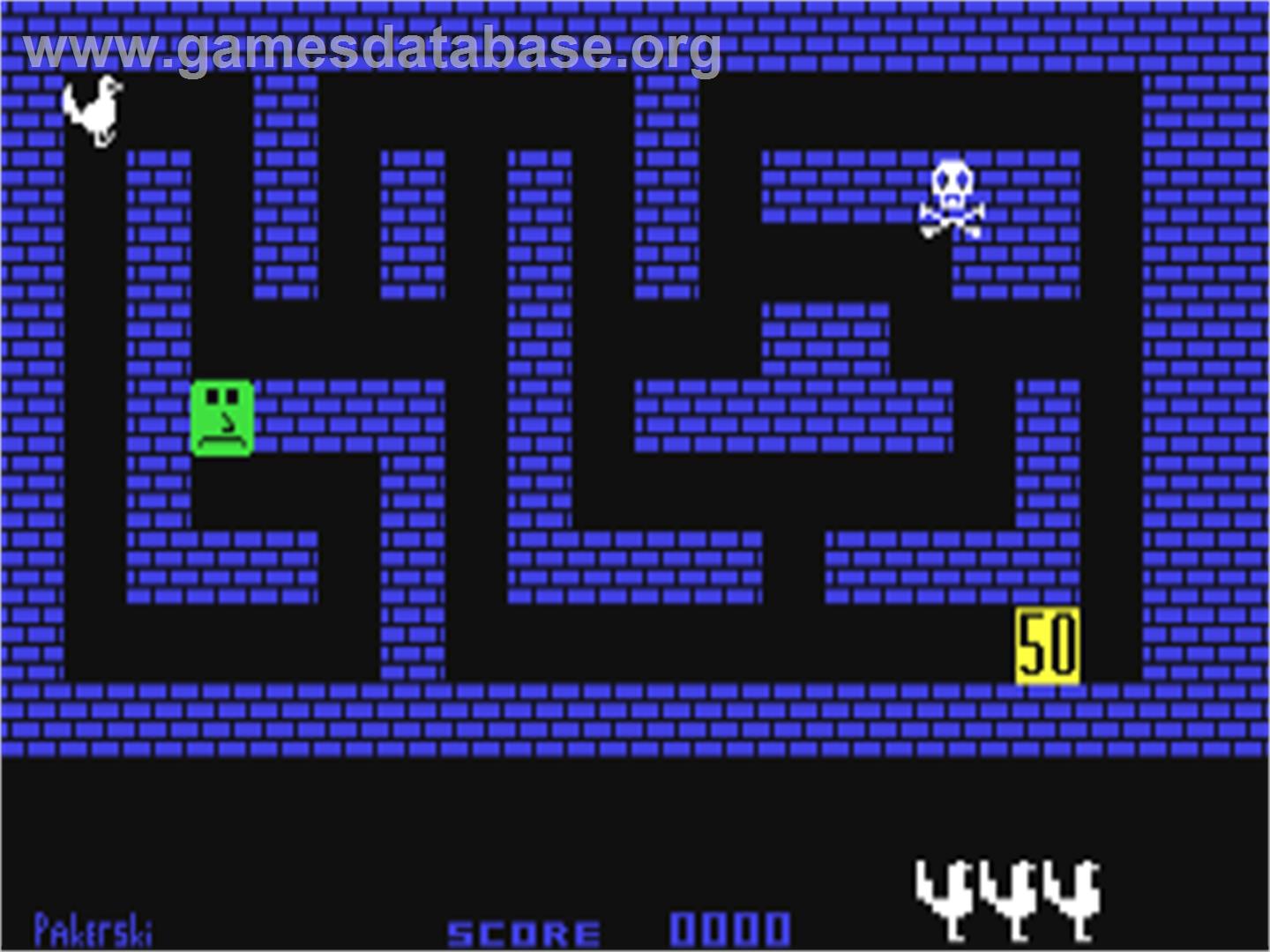 Chicken Maze - Commodore 64 - Artwork - In Game