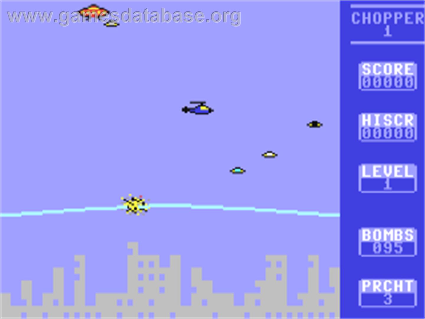 Chopper 1 - Commodore 64 - Artwork - In Game