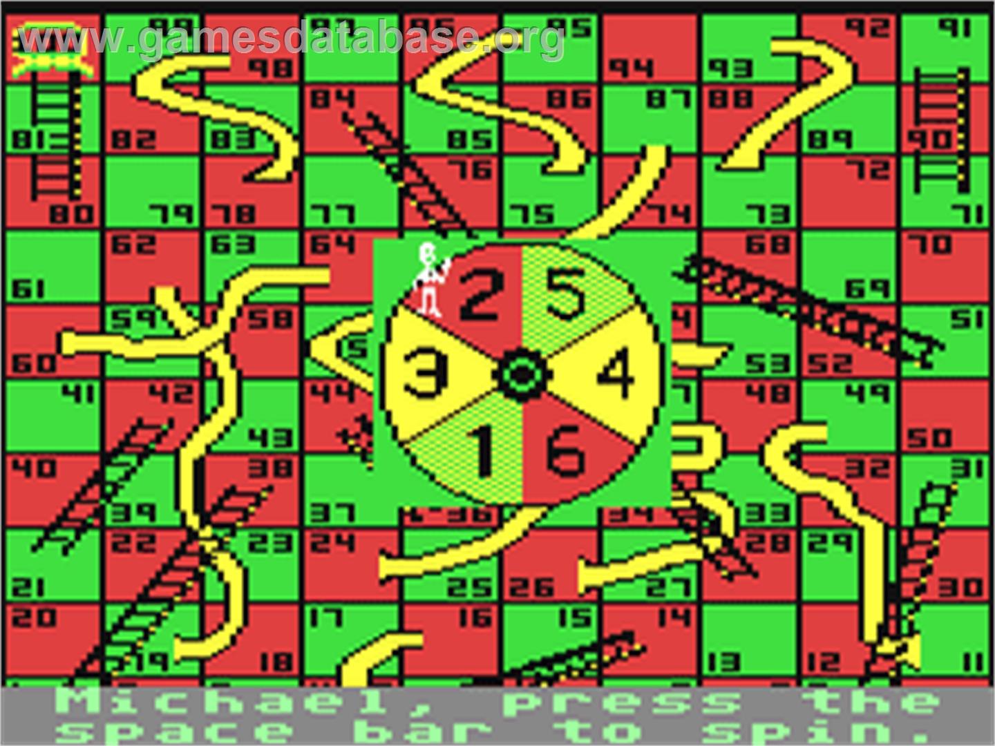 Chutes And Ladders - Commodore 64 - Artwork - In Game