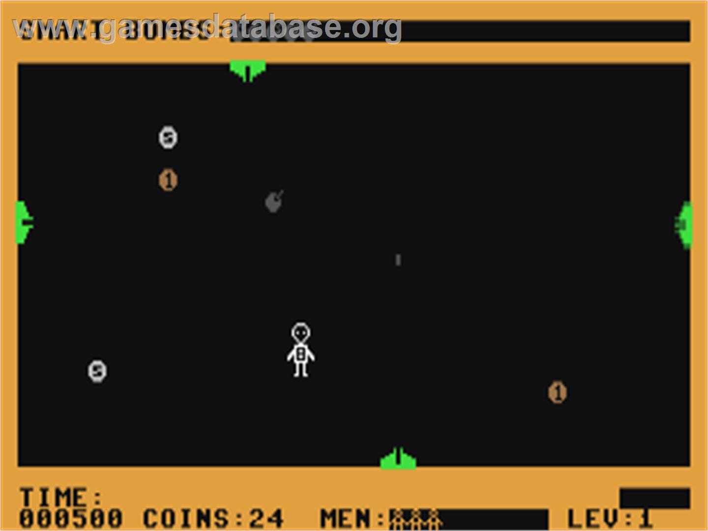 Coins (Compute!) - Commodore 64 - Artwork - In Game