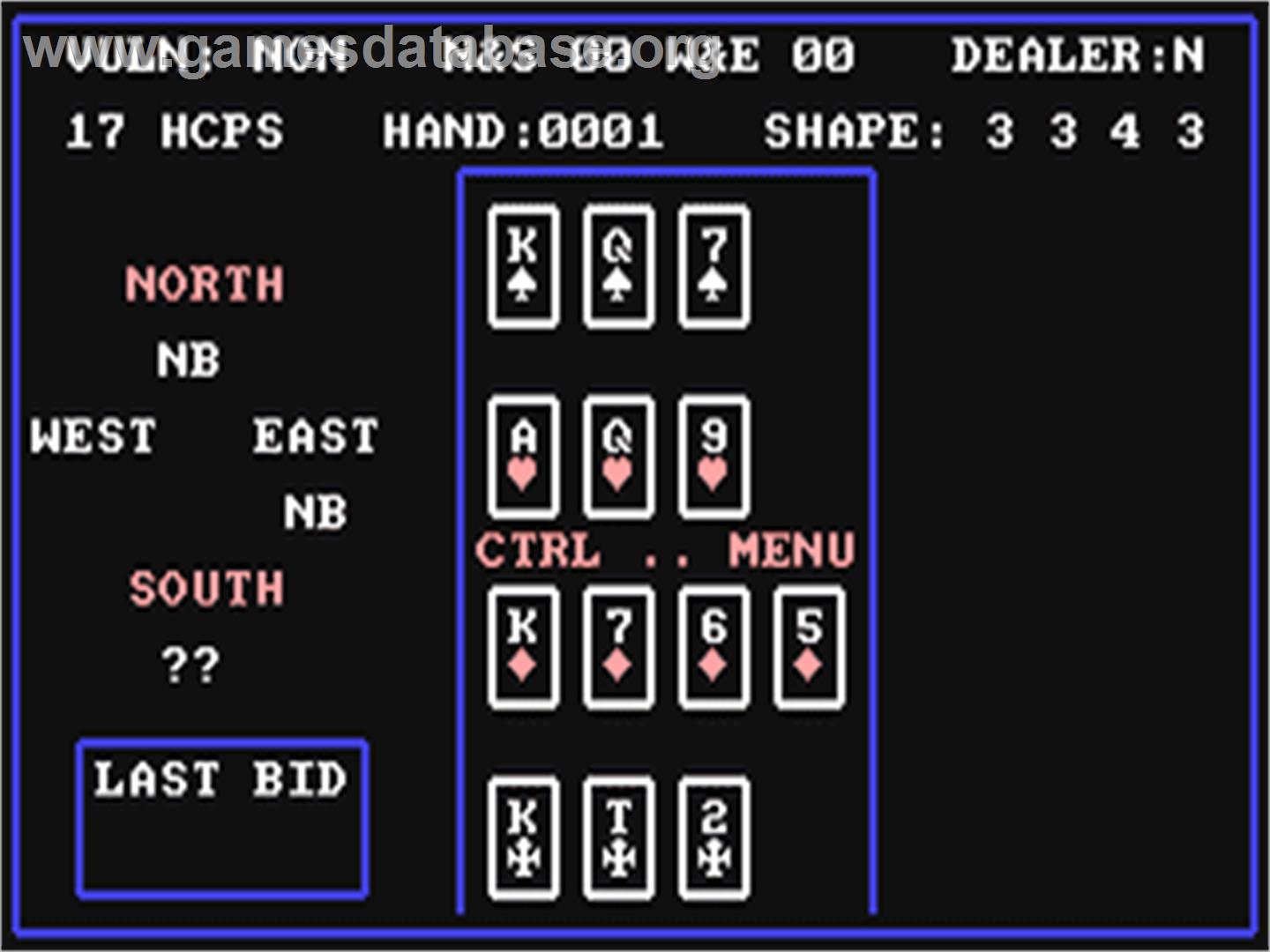 Colossus Bridge 4 - Commodore 64 - Artwork - In Game