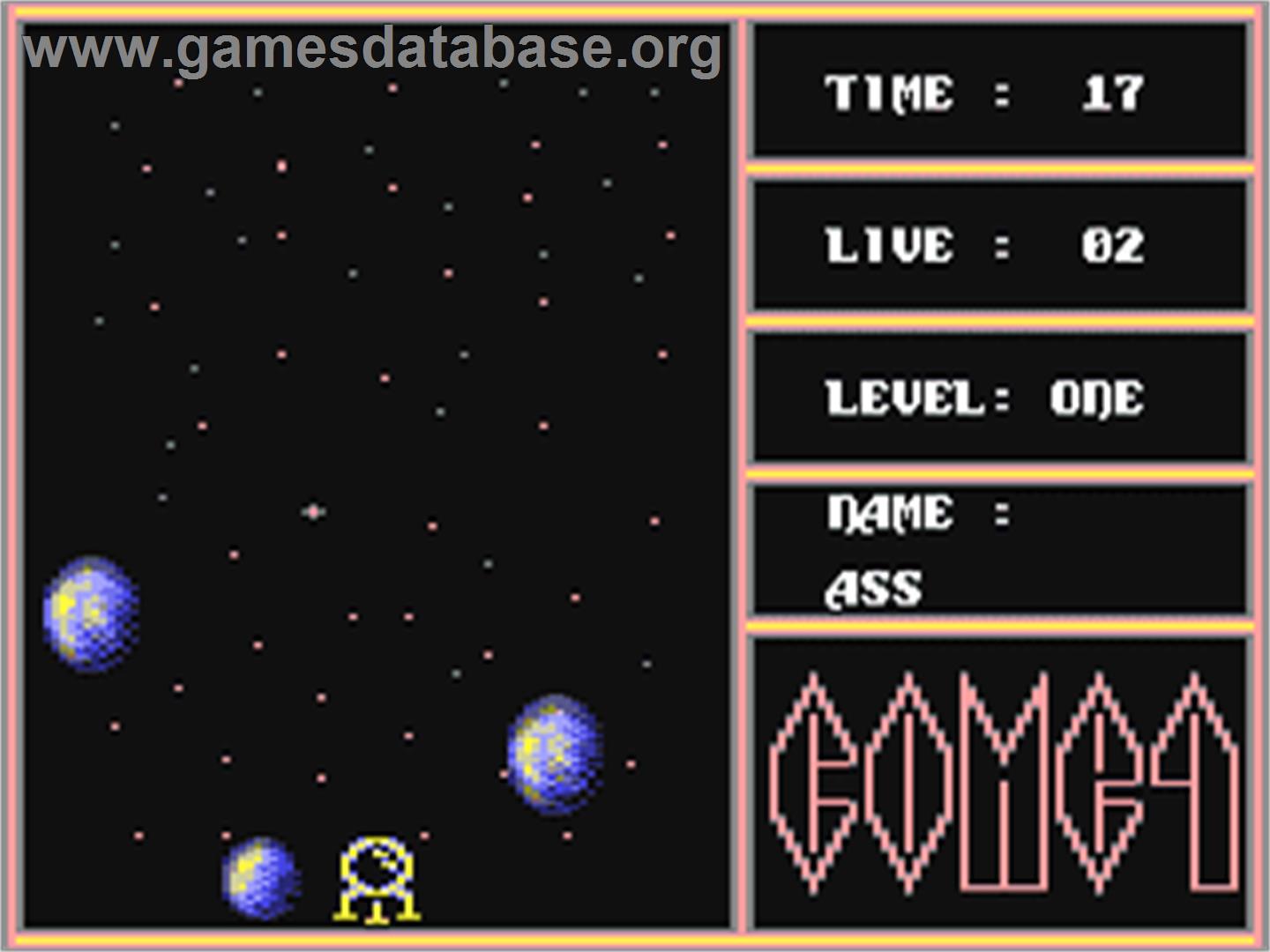 Comet - Commodore 64 - Artwork - In Game