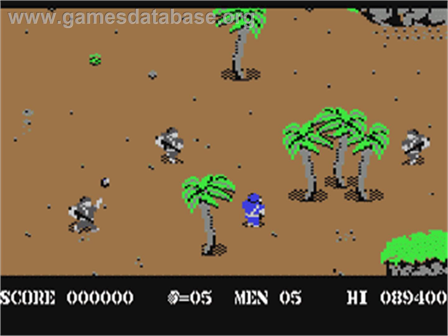 Commando Arcade - Commodore 64 - Artwork - In Game