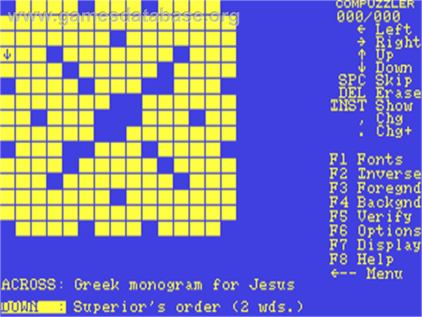 Compuzzler - Commodore 64 - Artwork - In Game