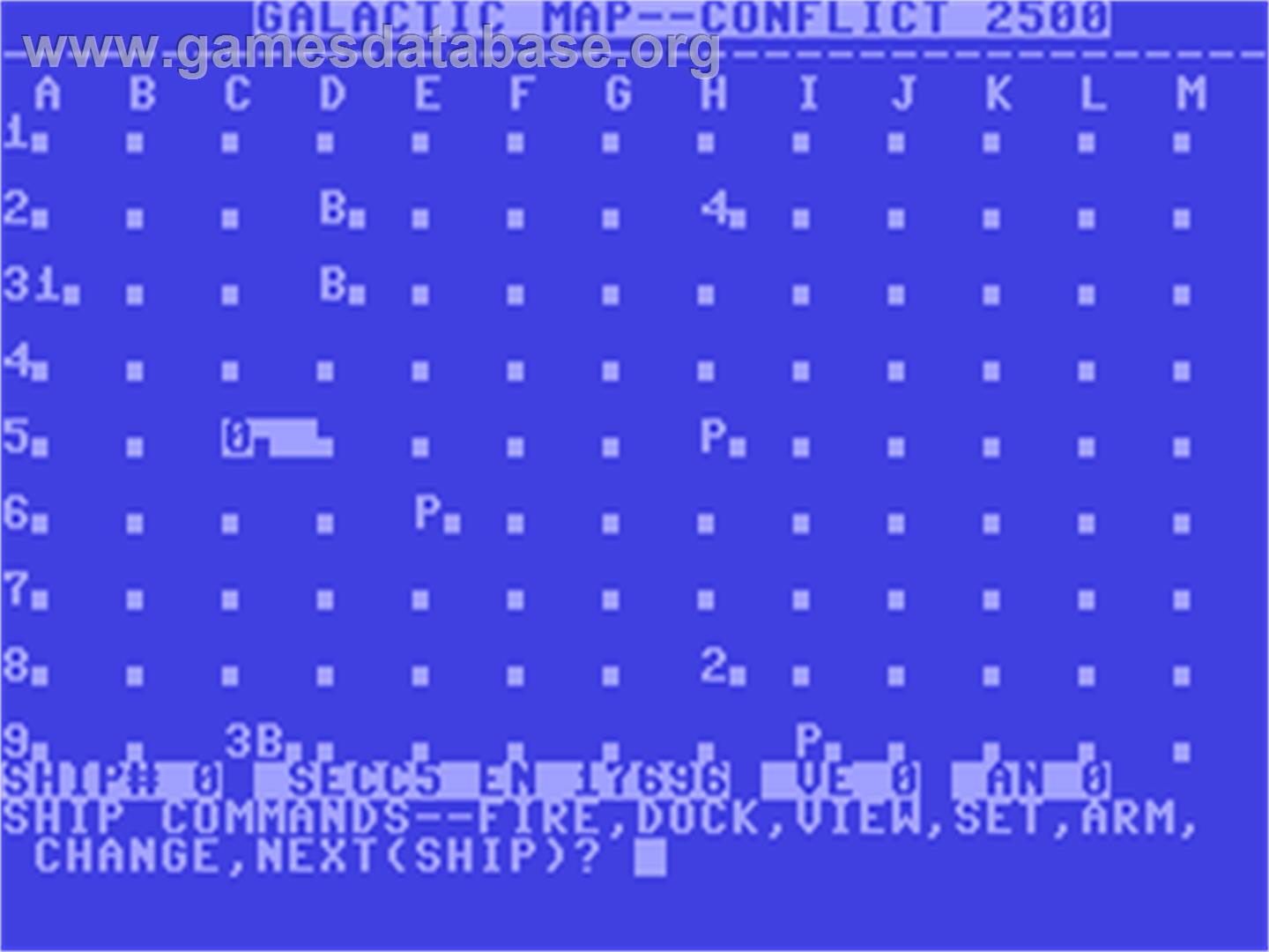 Conflict 2500 - Commodore 64 - Artwork - In Game