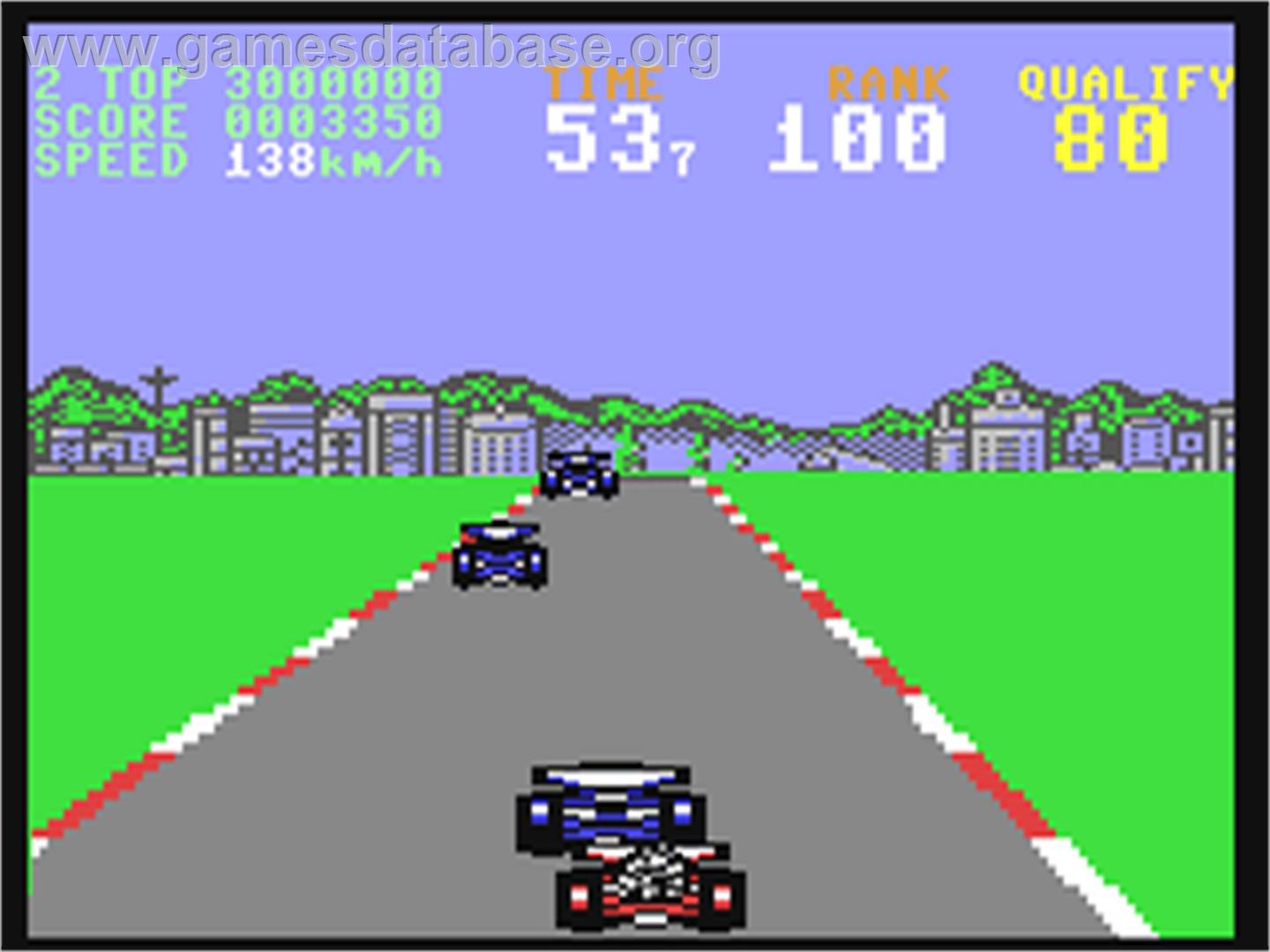 Continental Circus - Commodore 64 - Artwork - In Game