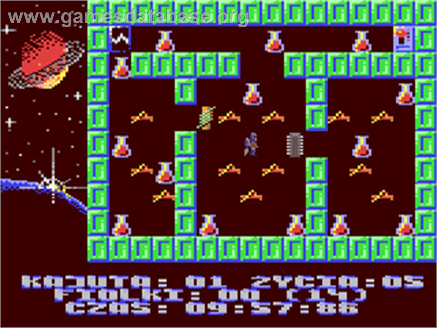Cosmic Hero - Commodore 64 - Artwork - In Game