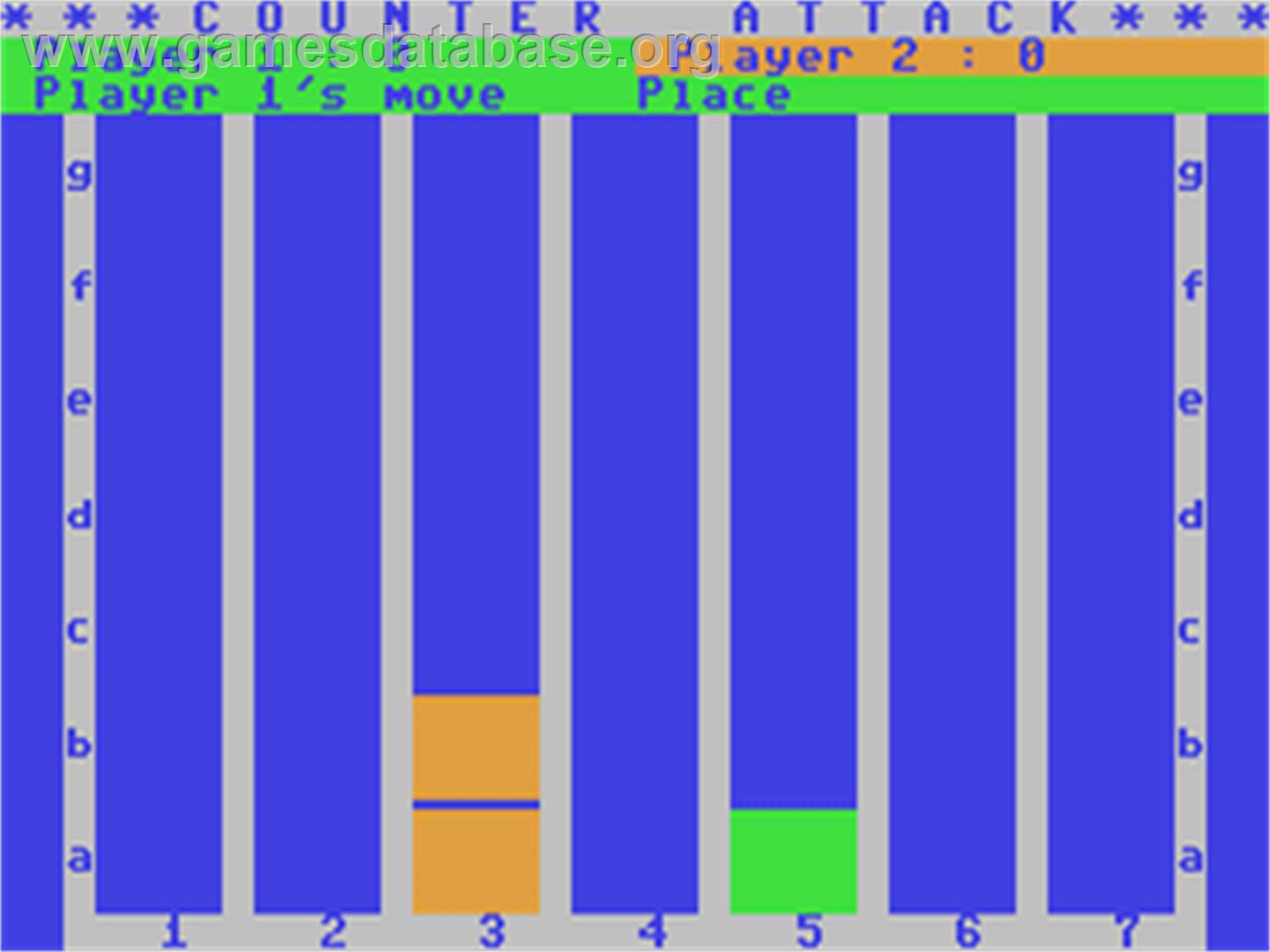 Counter Attack (1984) - Commodore 64 - Artwork - In Game