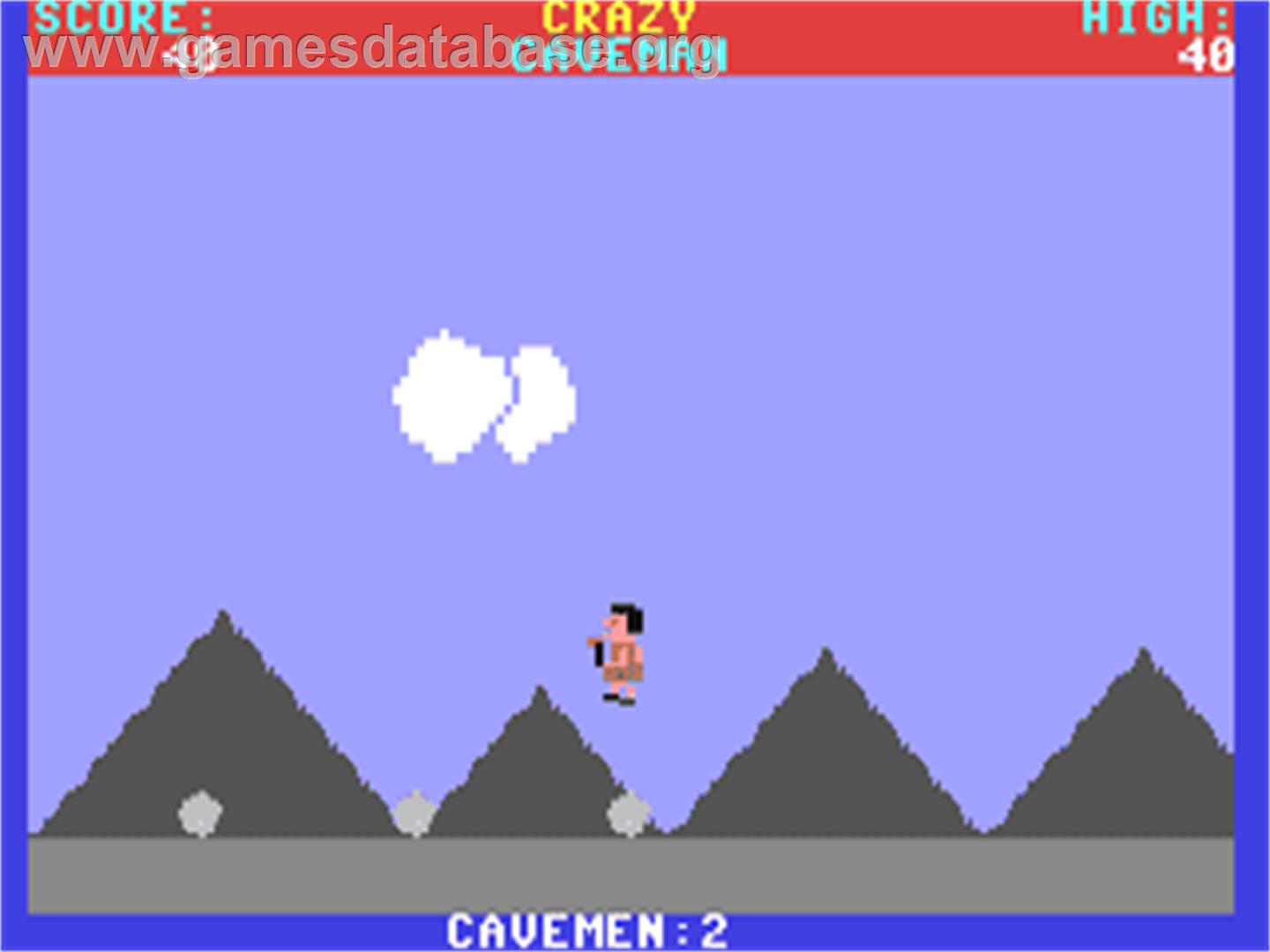 Crazy Caveman - Commodore 64 - Artwork - In Game
