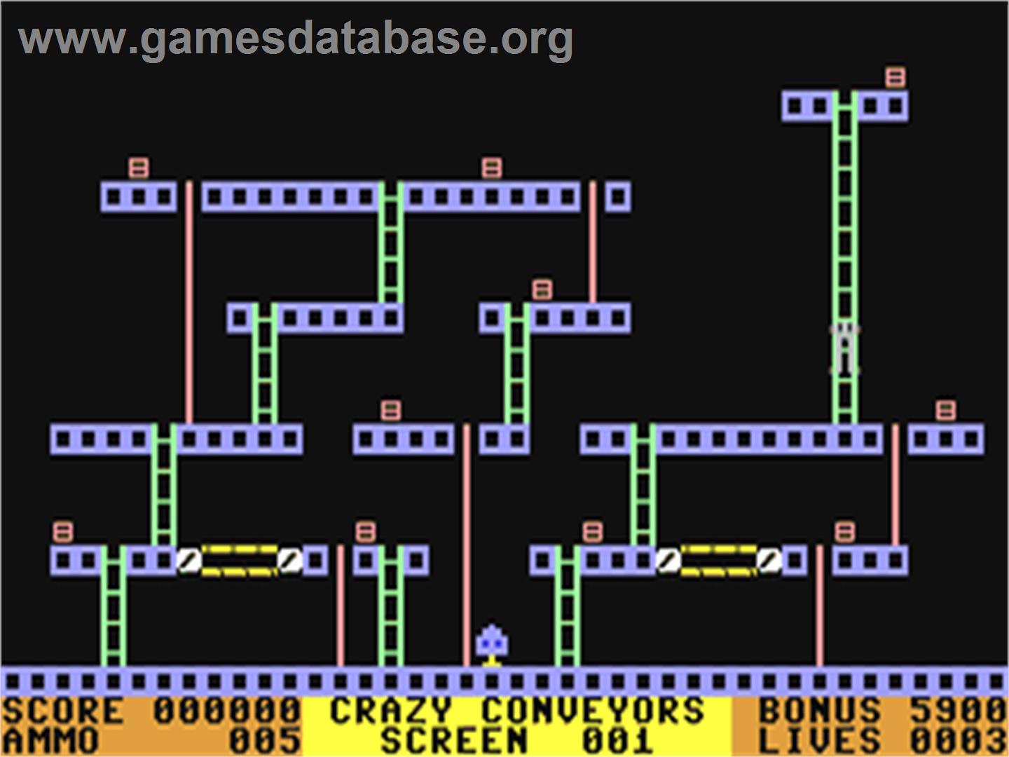 Crazy Conveyors - Commodore 64 - Artwork - In Game