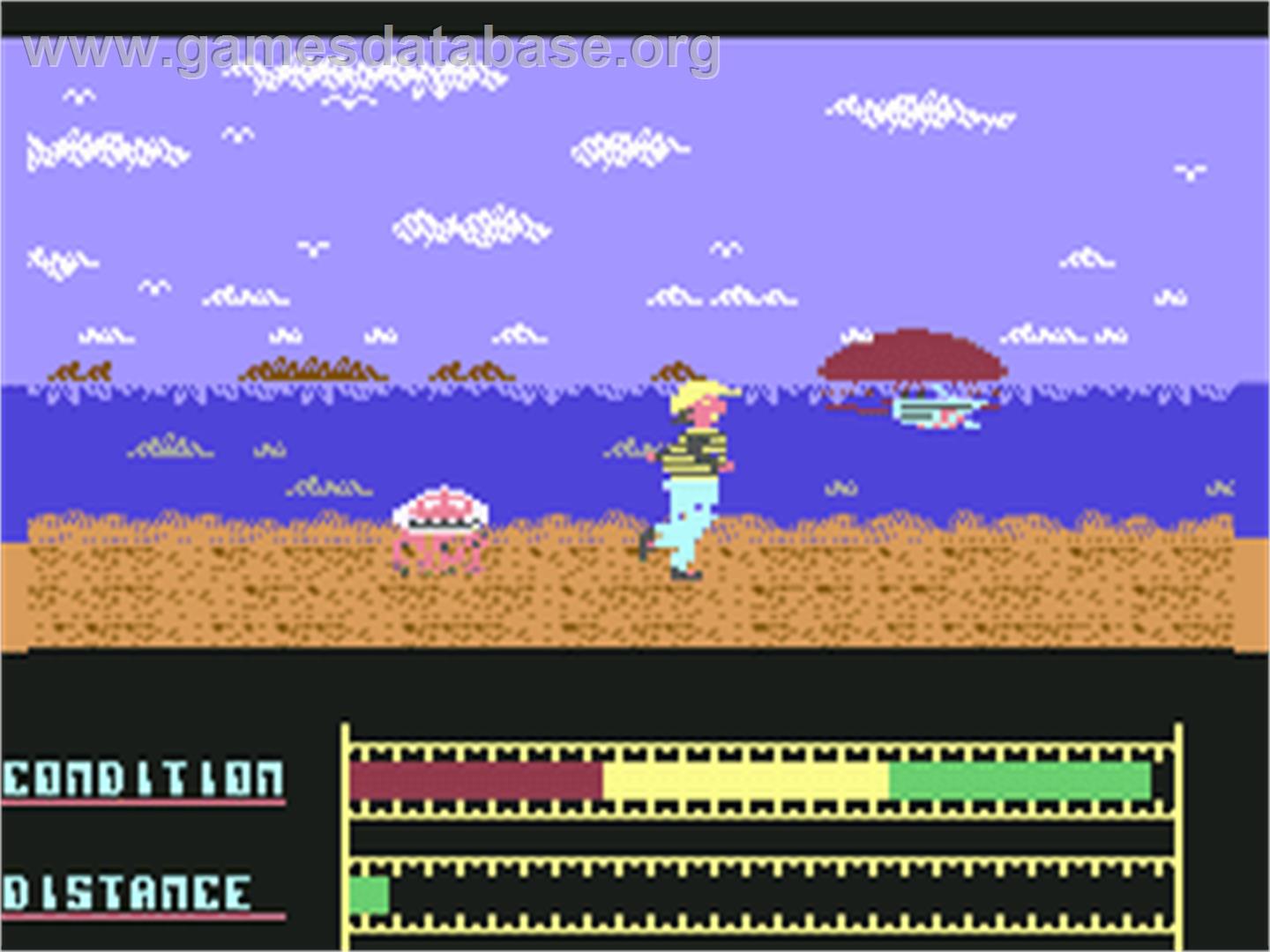 Crazy Jogger - Commodore 64 - Artwork - In Game