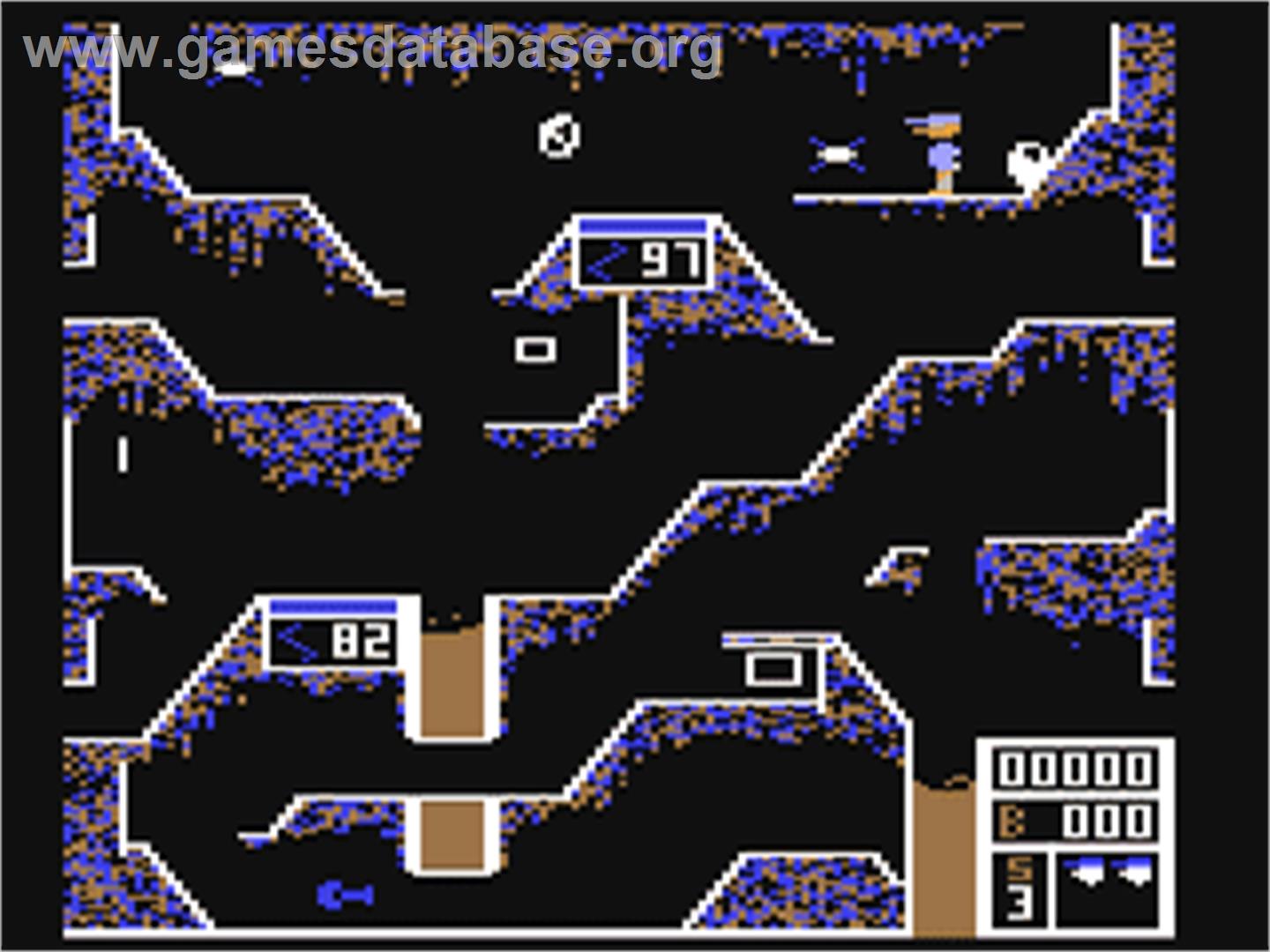 Crisis Mountain - Commodore 64 - Artwork - In Game