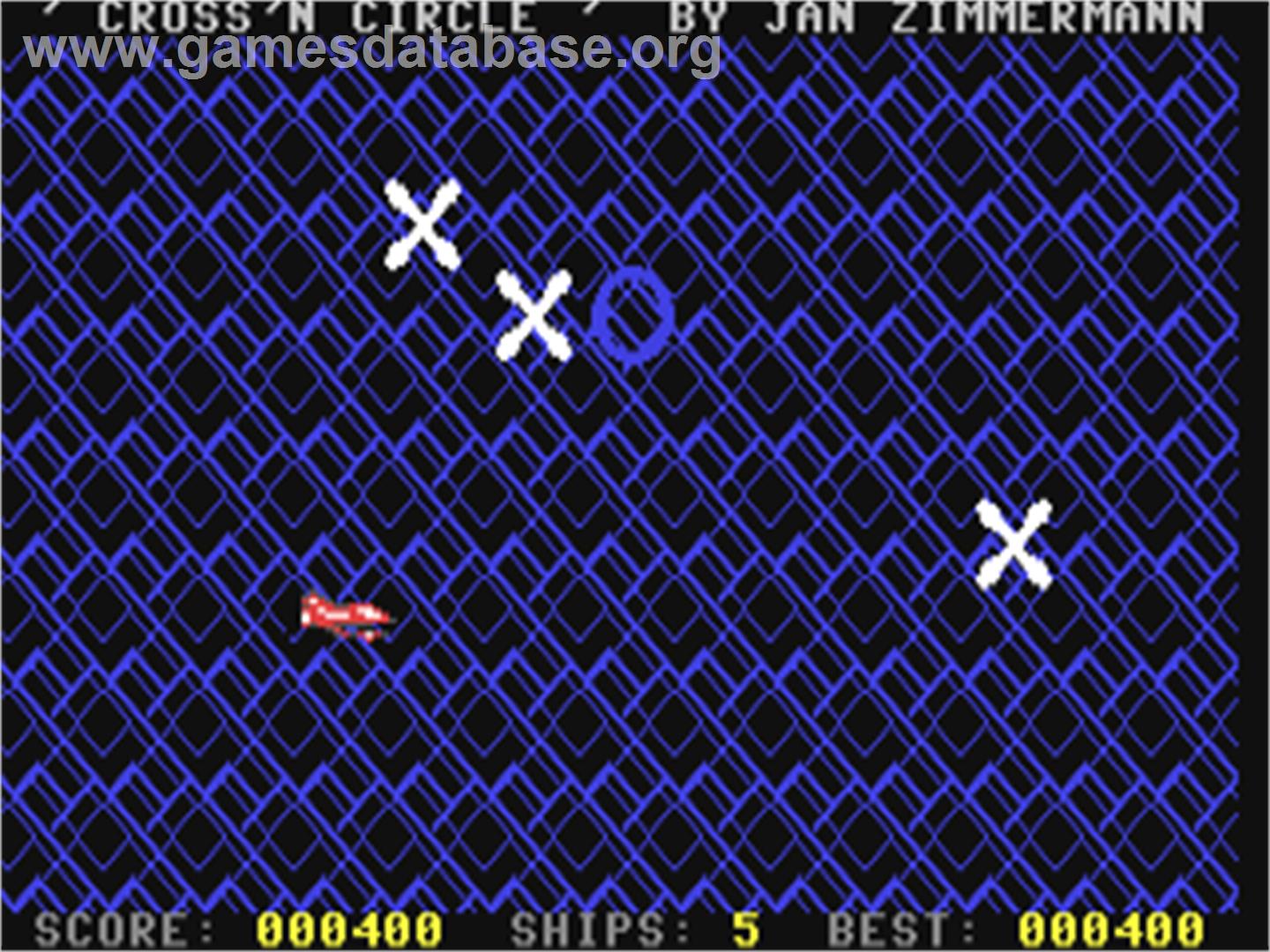 Cross'n Circle - Commodore 64 - Artwork - In Game