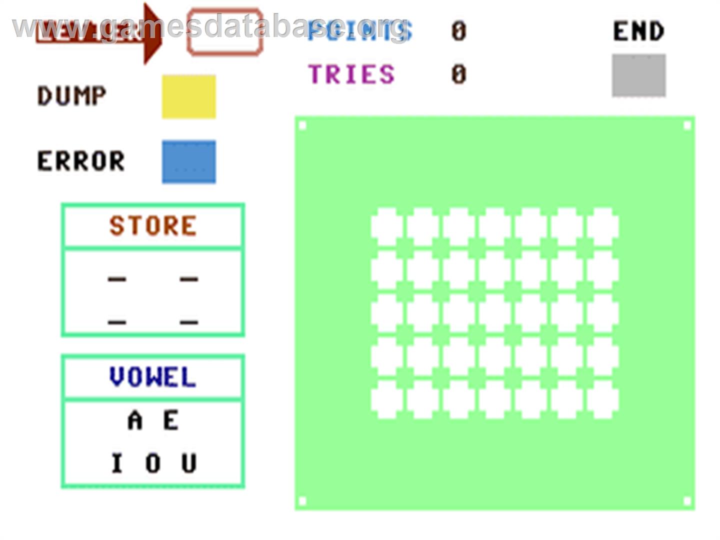 Crossword Twister - Commodore 64 - Artwork - In Game