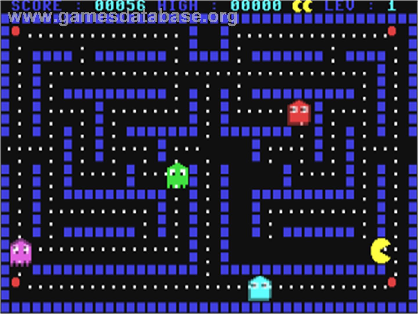 Crunchman 64 - Commodore 64 - Artwork - In Game