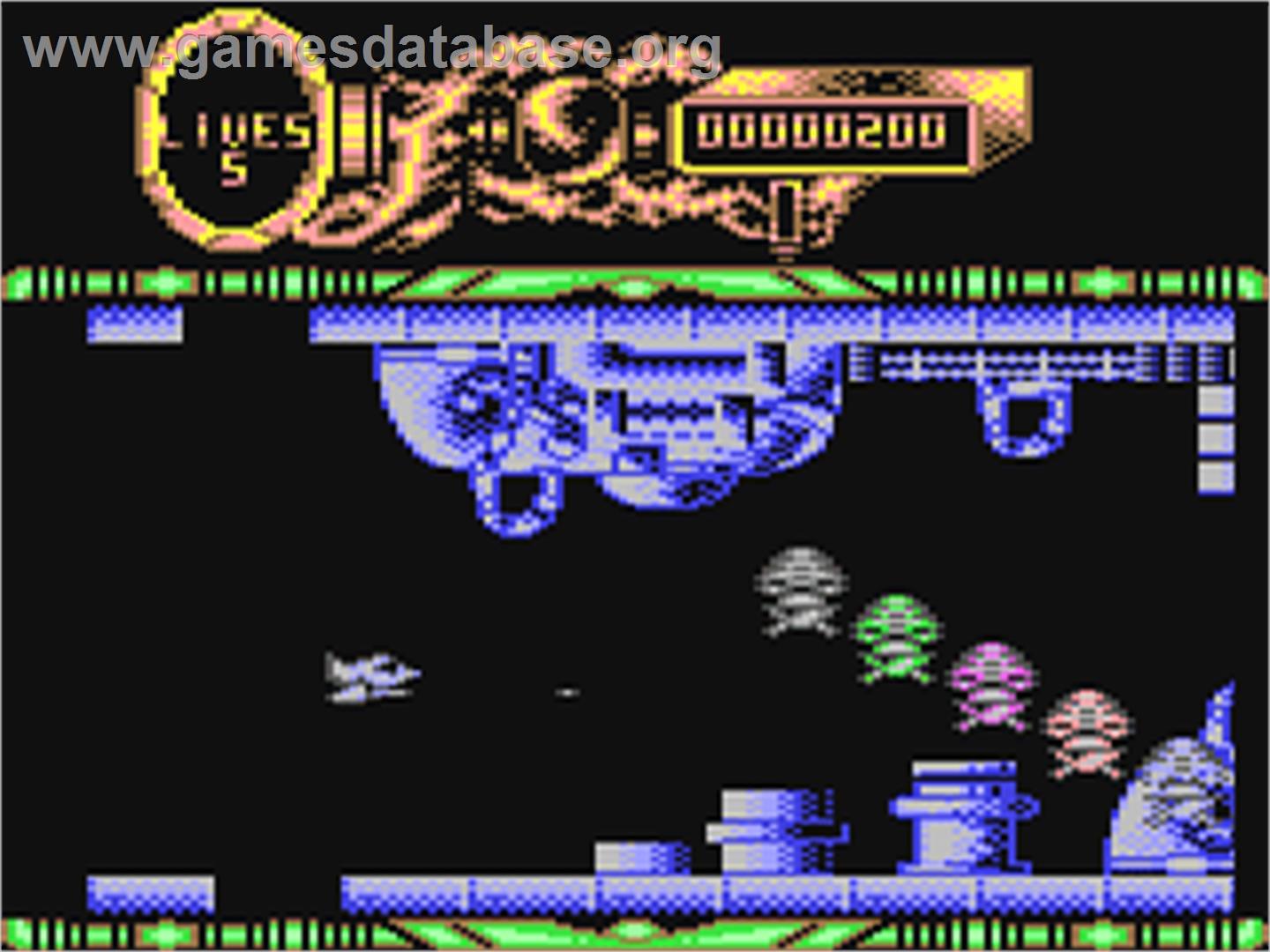 Cybex - The Cosmic-war - Commodore 64 - Artwork - In Game