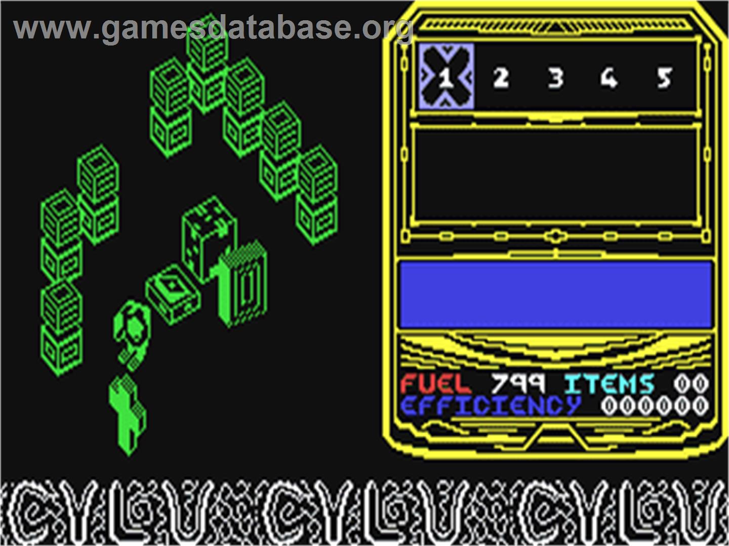 Cylu - Commodore 64 - Artwork - In Game