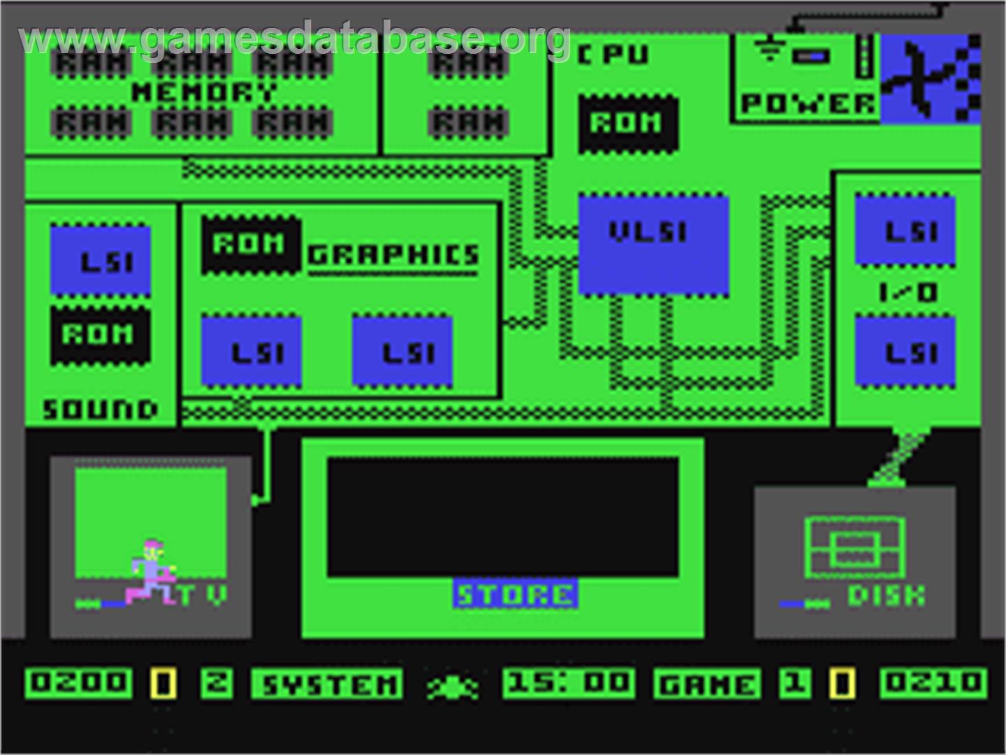 D-bug - Commodore 64 - Artwork - In Game