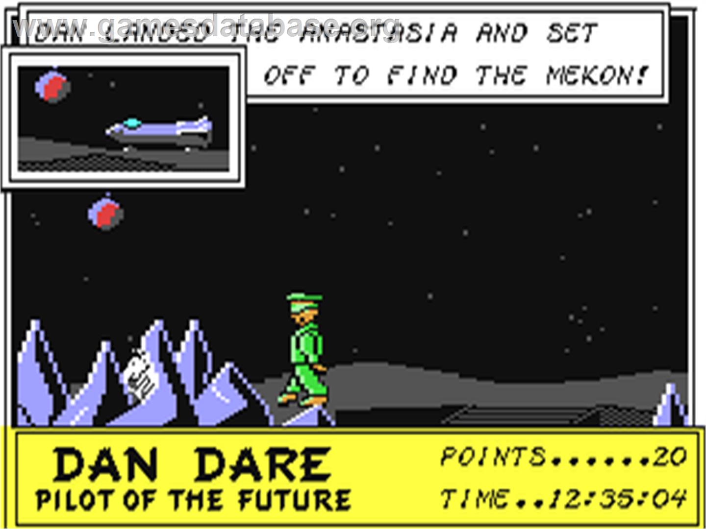 Dan Dare: Pilot of the Future - Commodore 64 - Artwork - In Game