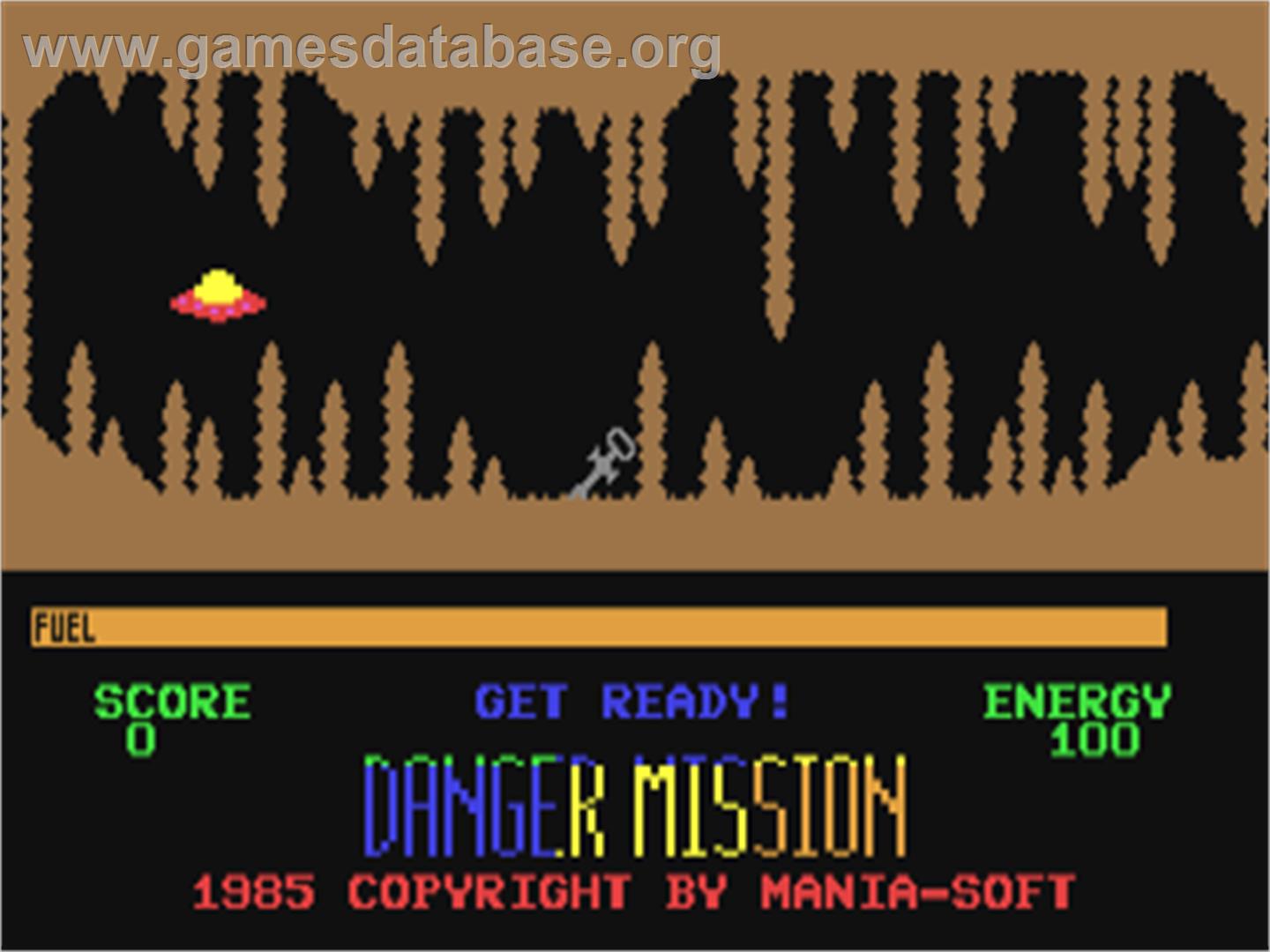 Danger Mission - Commodore 64 - Artwork - In Game