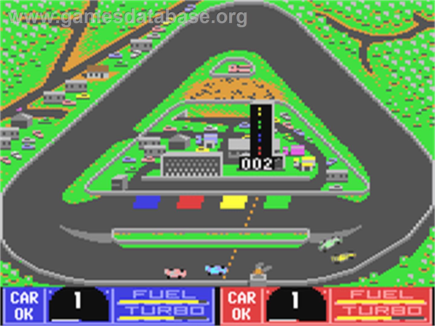 Danny Sullivan's Indy Heat - Commodore 64 - Artwork - In Game