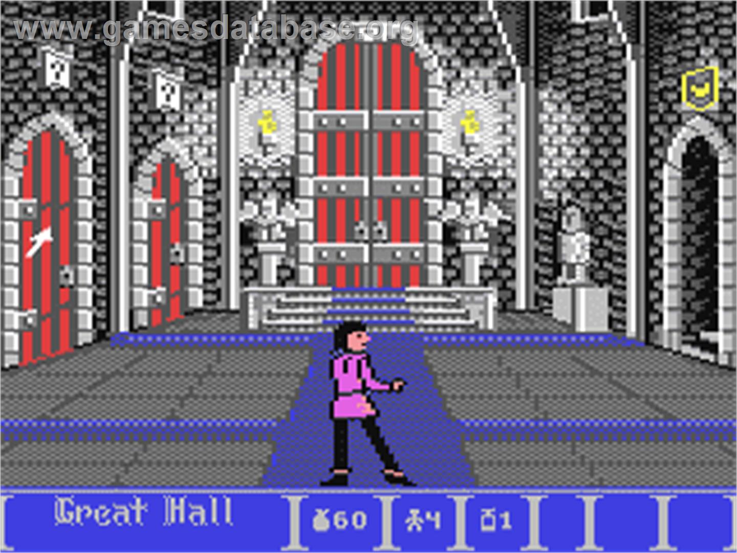 Dark Castle - Commodore 64 - Artwork - In Game
