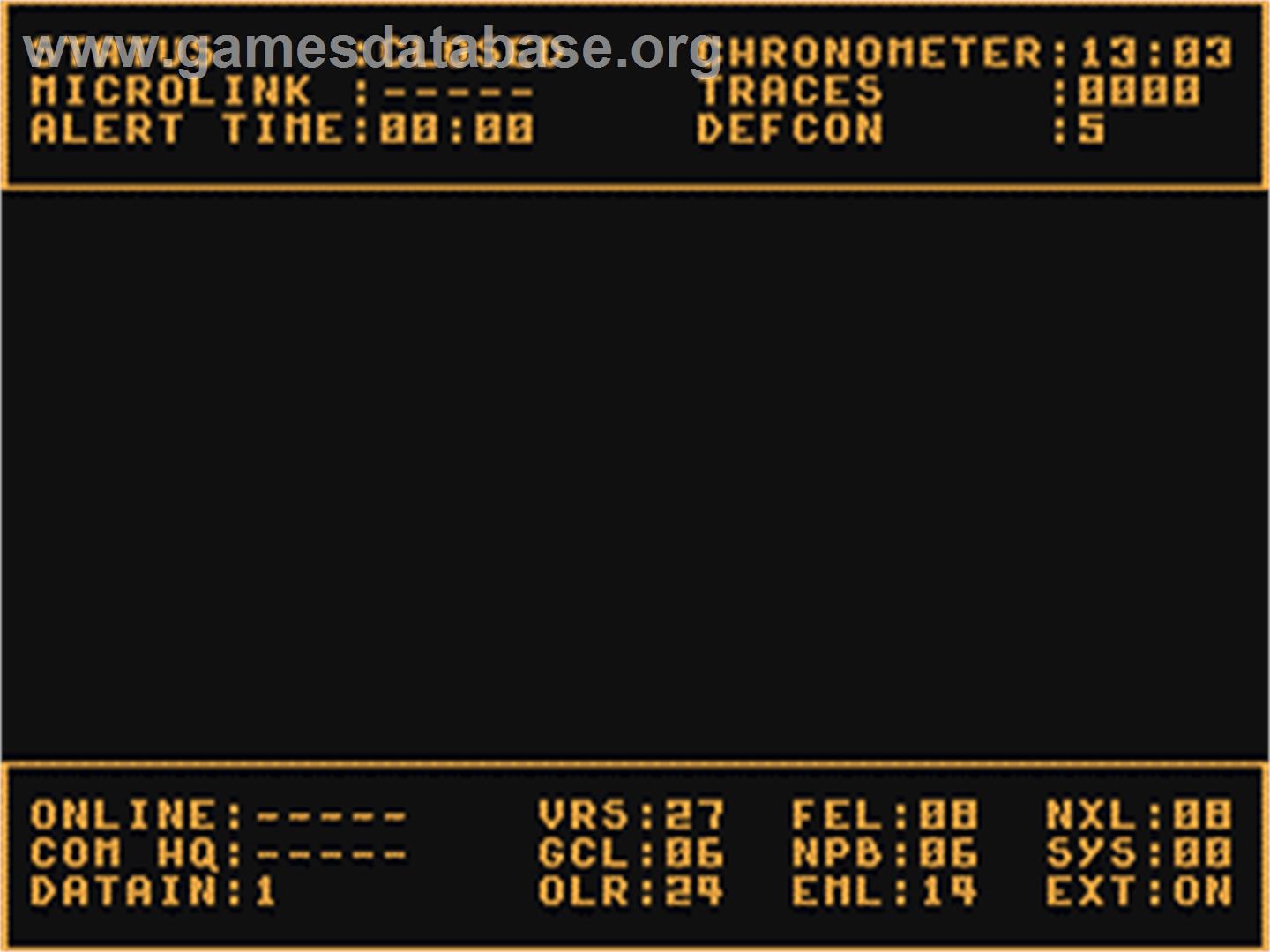 Def Con 5 - Commodore 64 - Artwork - In Game