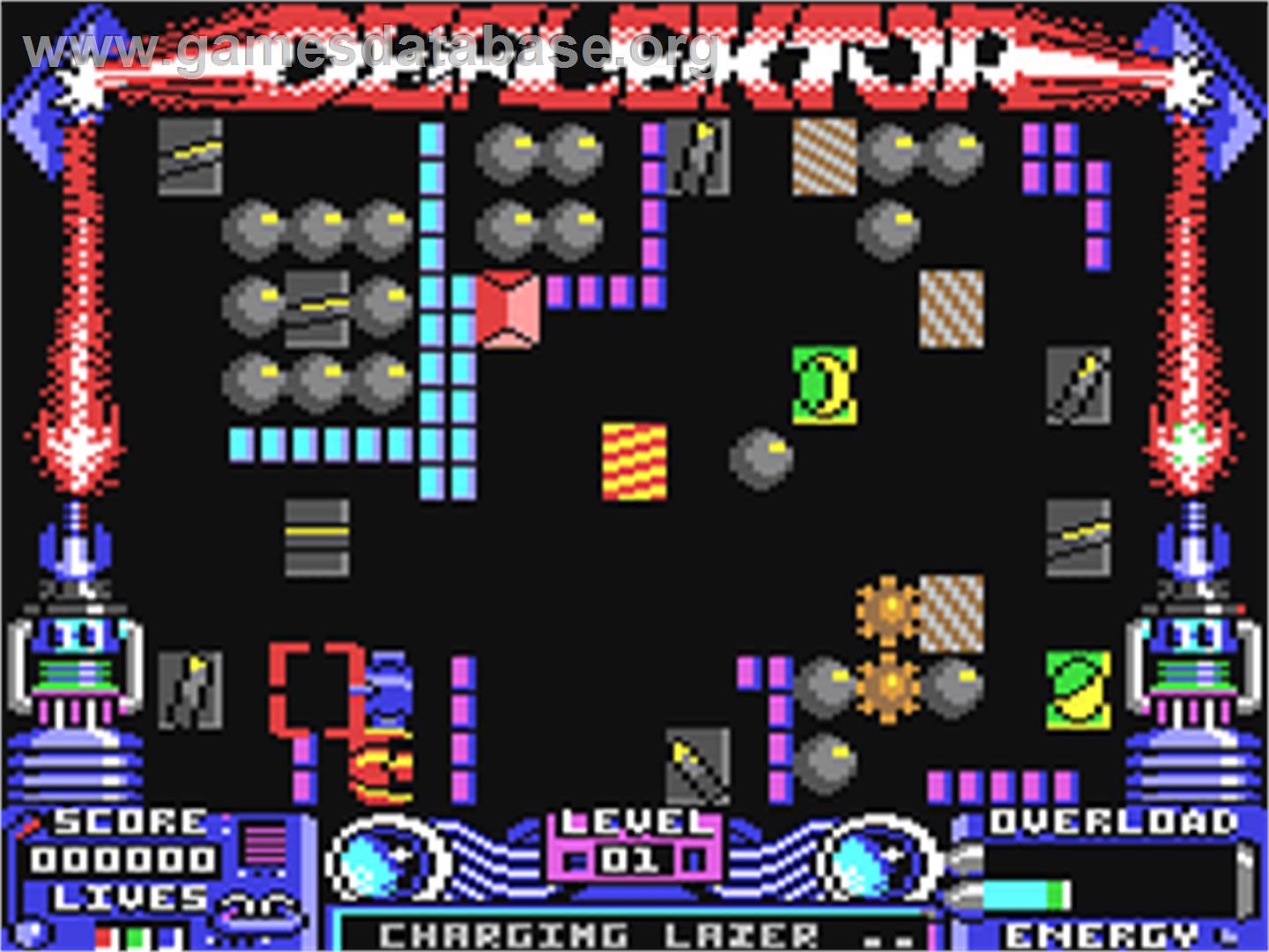 Deflektor - Commodore 64 - Artwork - In Game