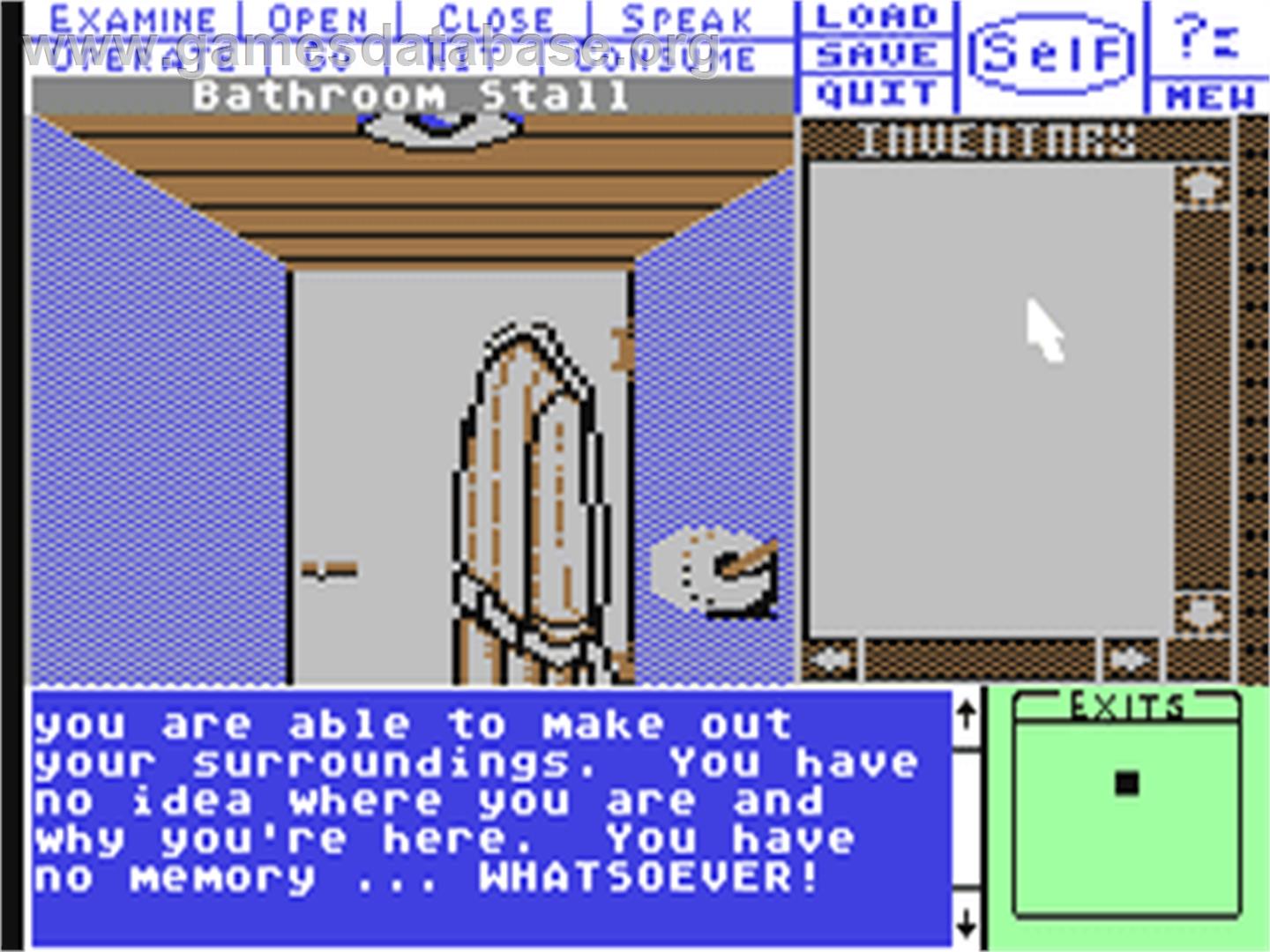 Deja Vu - A Nightmare Comes True!! - Commodore 64 - Artwork - In Game