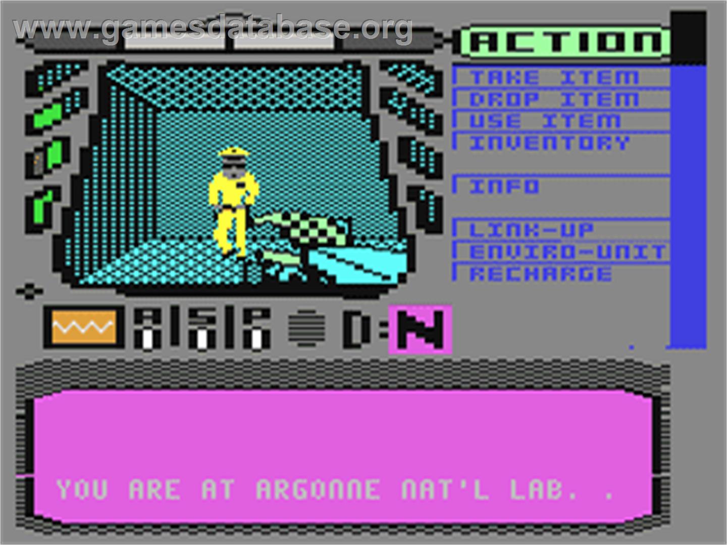 Delta Man - Commodore 64 - Artwork - In Game