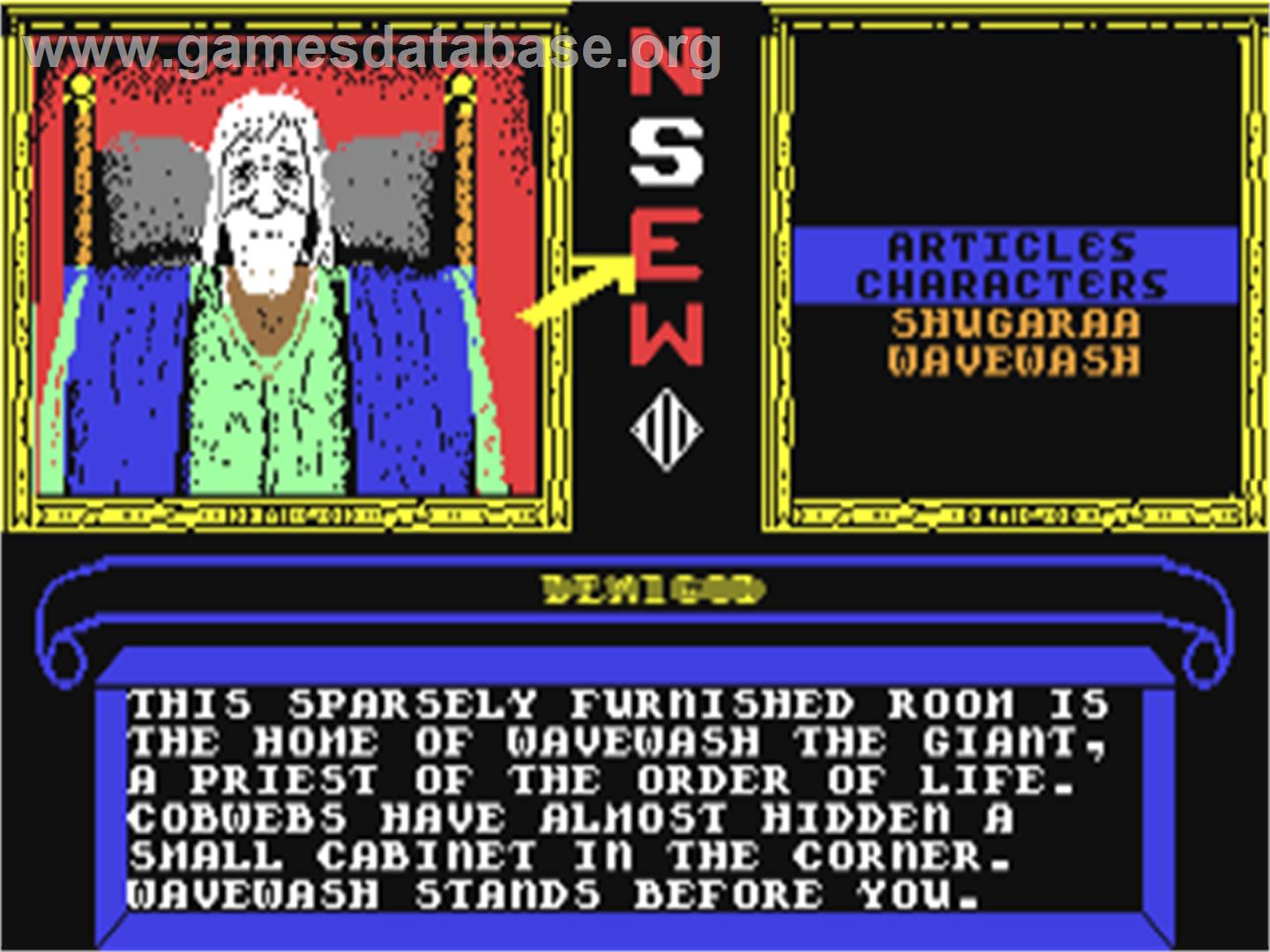 Demigod - Commodore 64 - Artwork - In Game