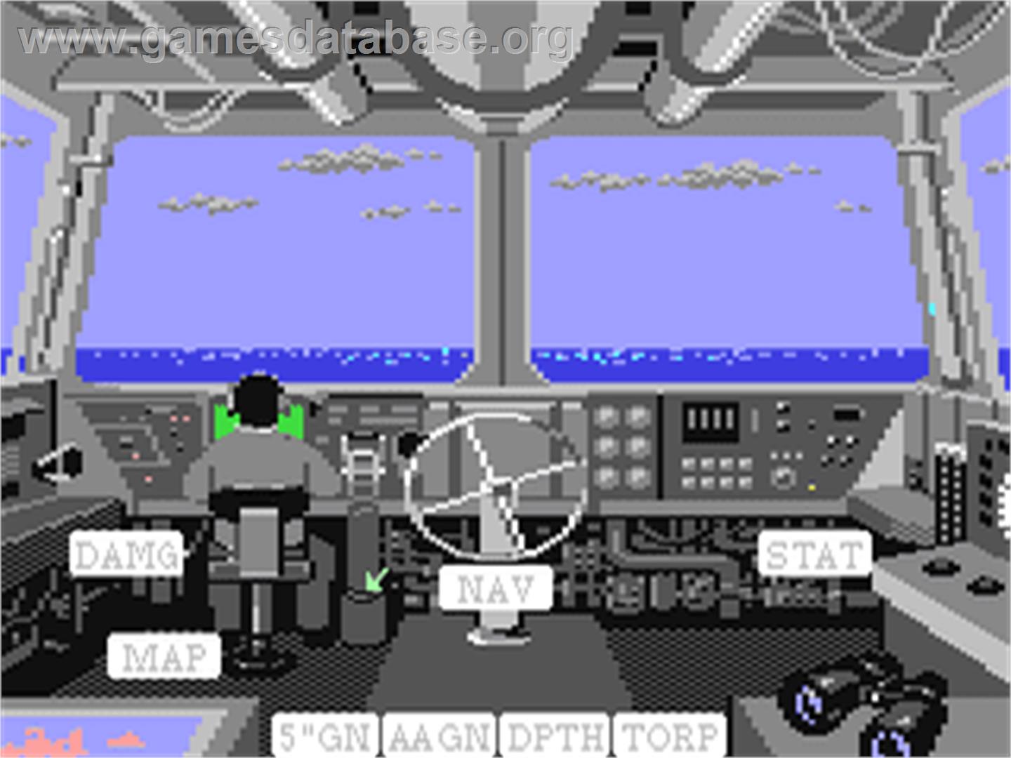 Destroyer Escort - Commodore 64 - Artwork - In Game