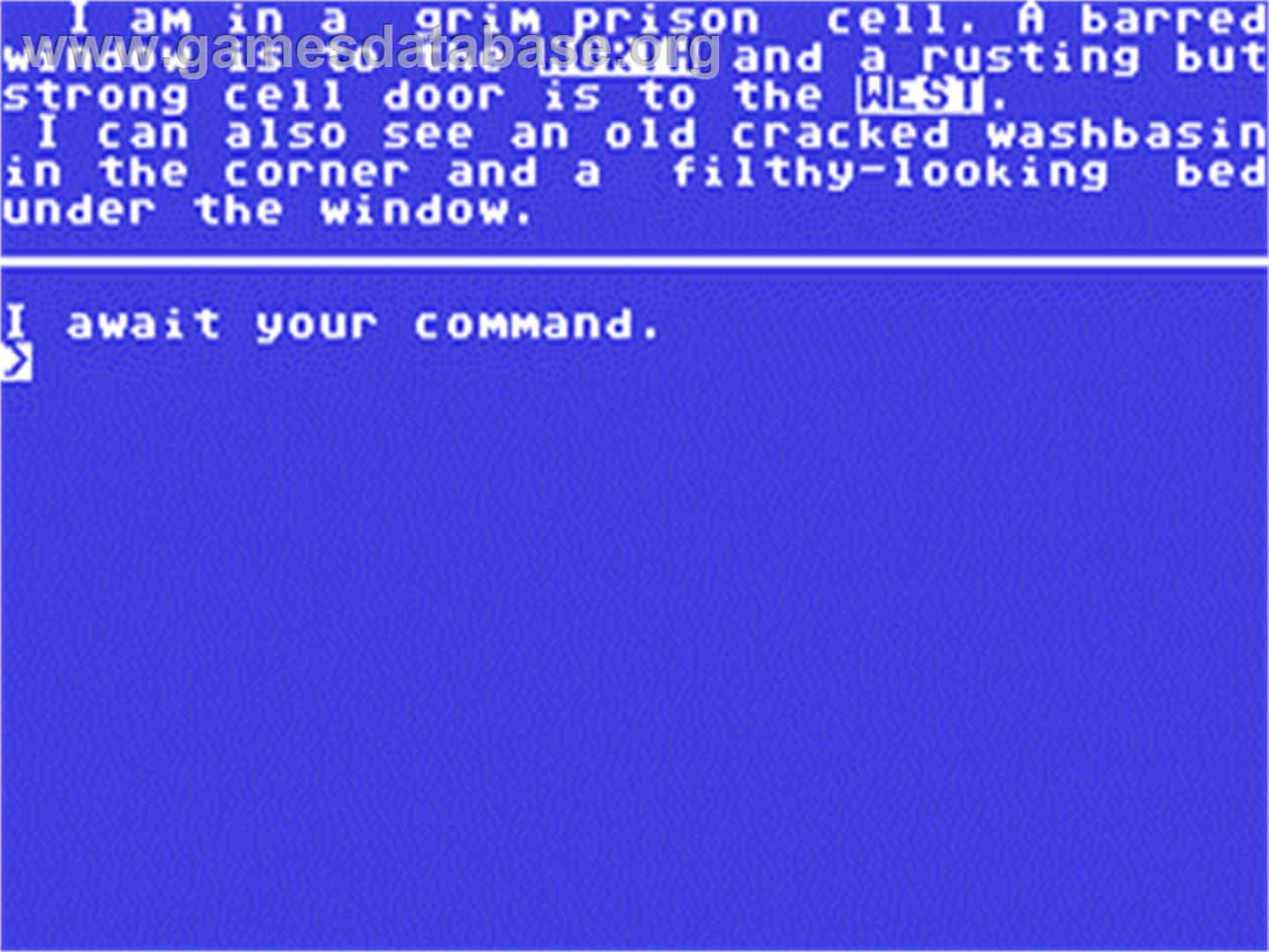Devil's Island - Commodore 64 - Artwork - In Game