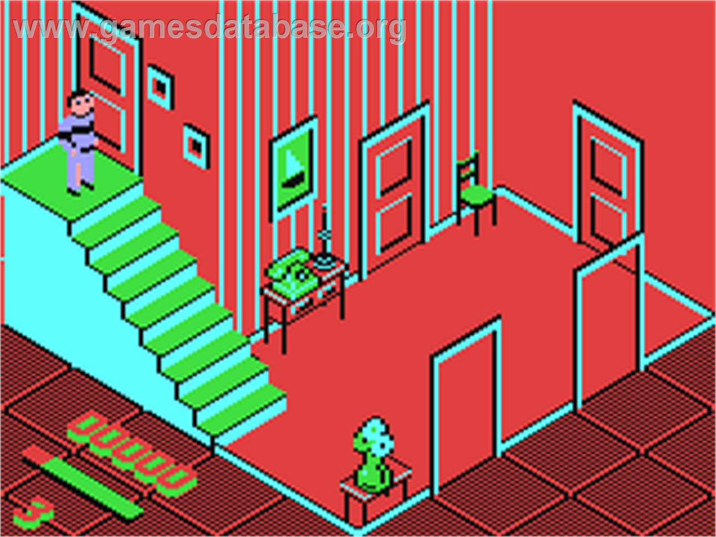 Devon Aire in the Hidden Diamond Caper - Commodore 64 - Artwork - In Game