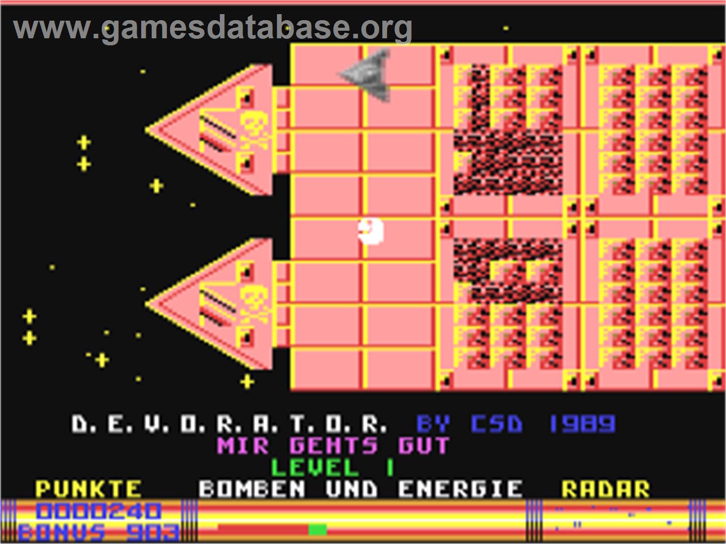 Devorator - Commodore 64 - Artwork - In Game