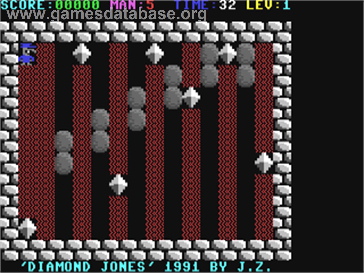 Diamond Jones - Commodore 64 - Artwork - In Game