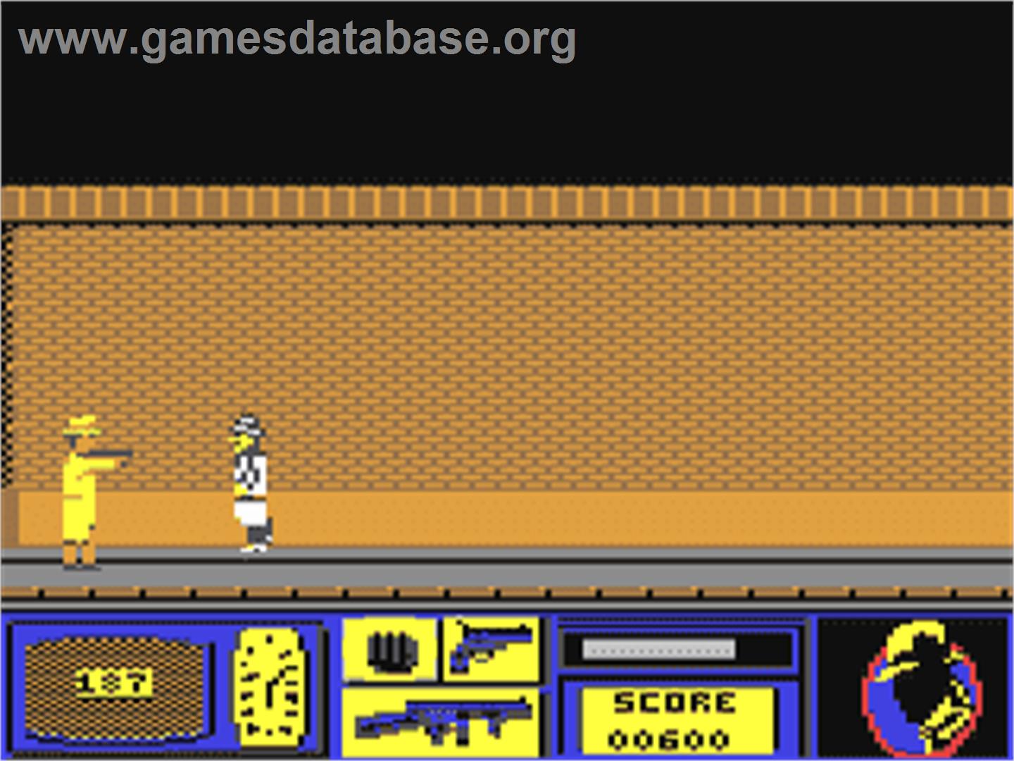 Dick Tracy - Commodore 64 - Artwork - In Game
