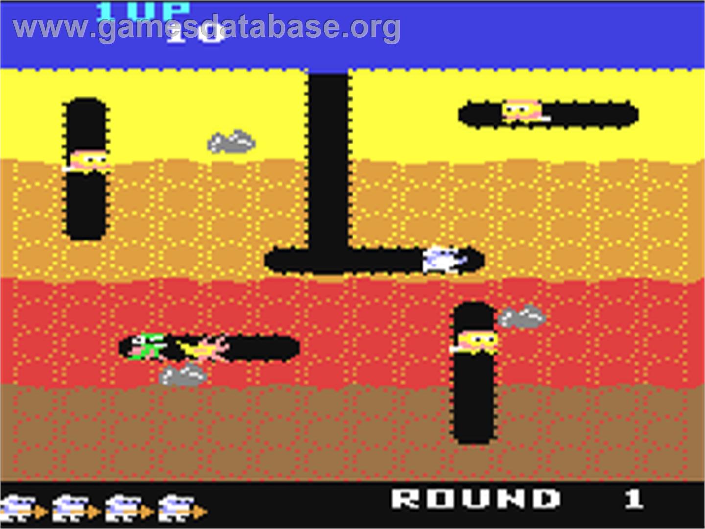 Dig Dug - Commodore 64 - Artwork - In Game