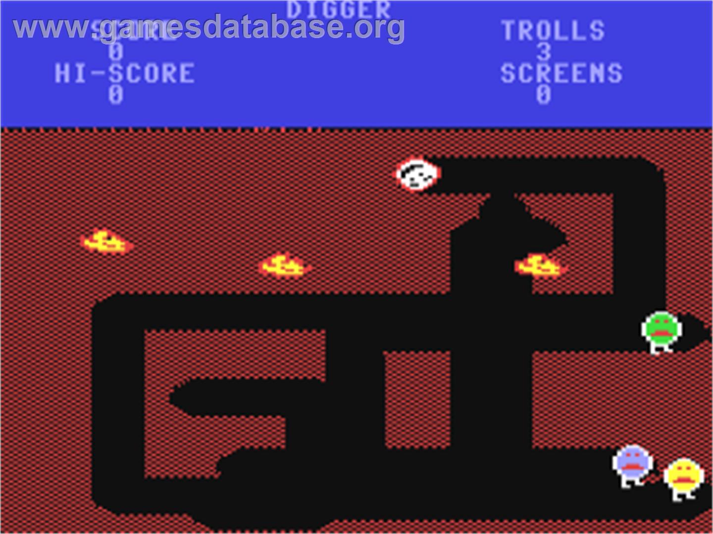 Digger (COMPUTE!) - Commodore 64 - Artwork - In Game