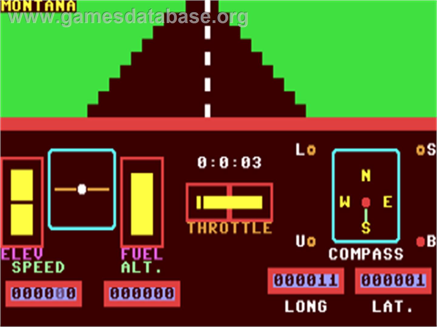 Disaster Flight - Commodore 64 - Artwork - In Game
