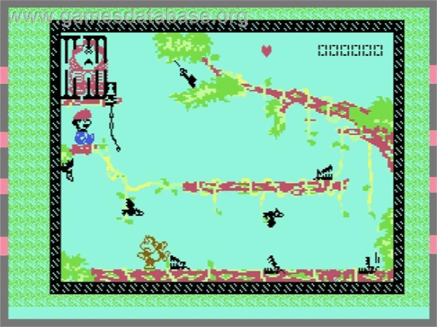 Donkey Kong Junior - Commodore 64 - Artwork - In Game