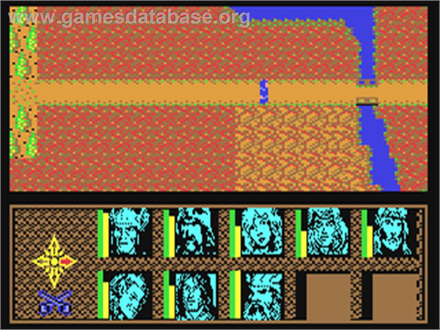 Dragons of Flame - Commodore 64 - Artwork - In Game