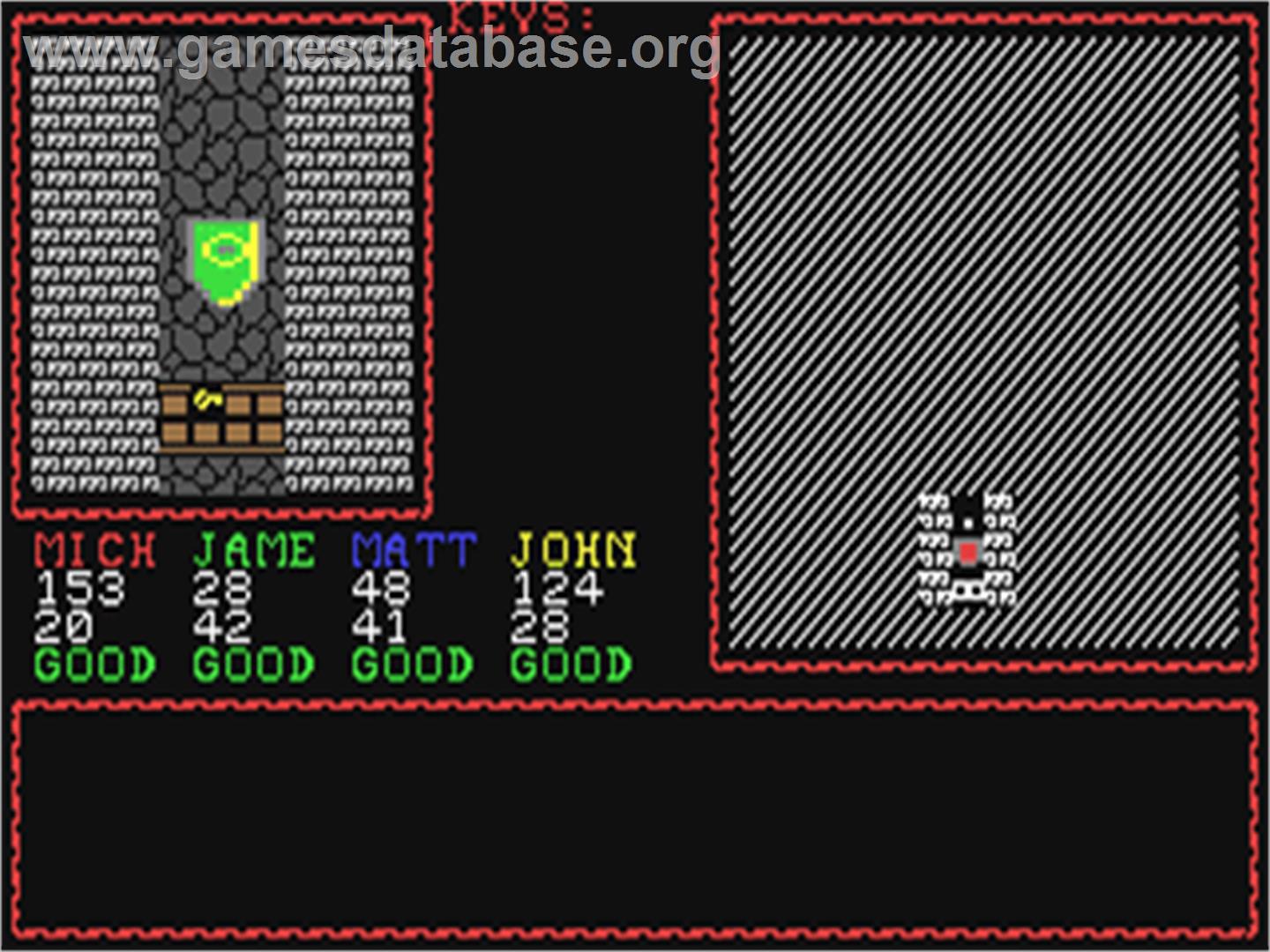 Dungeon Explorer - Commodore 64 - Artwork - In Game
