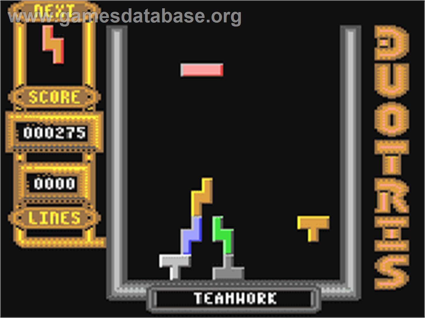 Duotris - Commodore 64 - Artwork - In Game