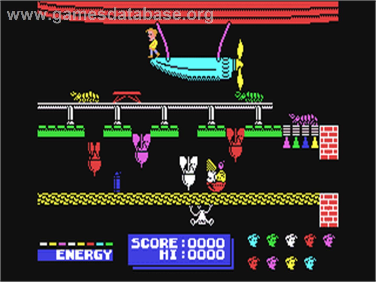 Dynamite Dan - Commodore 64 - Artwork - In Game
