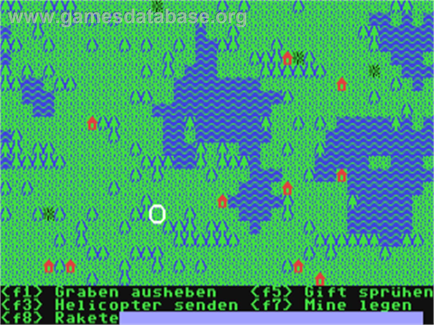 Earthraid - Commodore 64 - Artwork - In Game