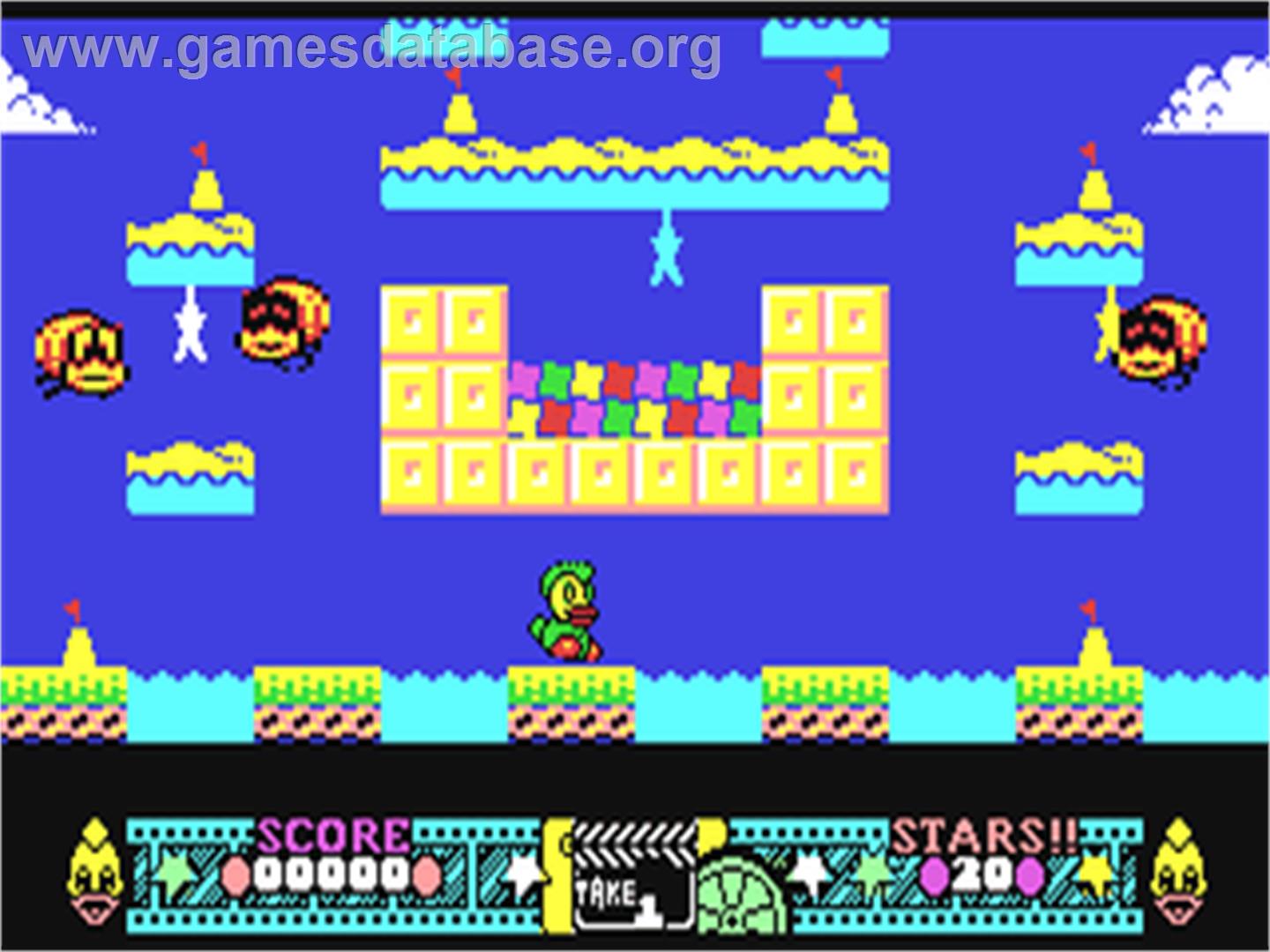 Edd the Duck! - Commodore 64 - Artwork - In Game