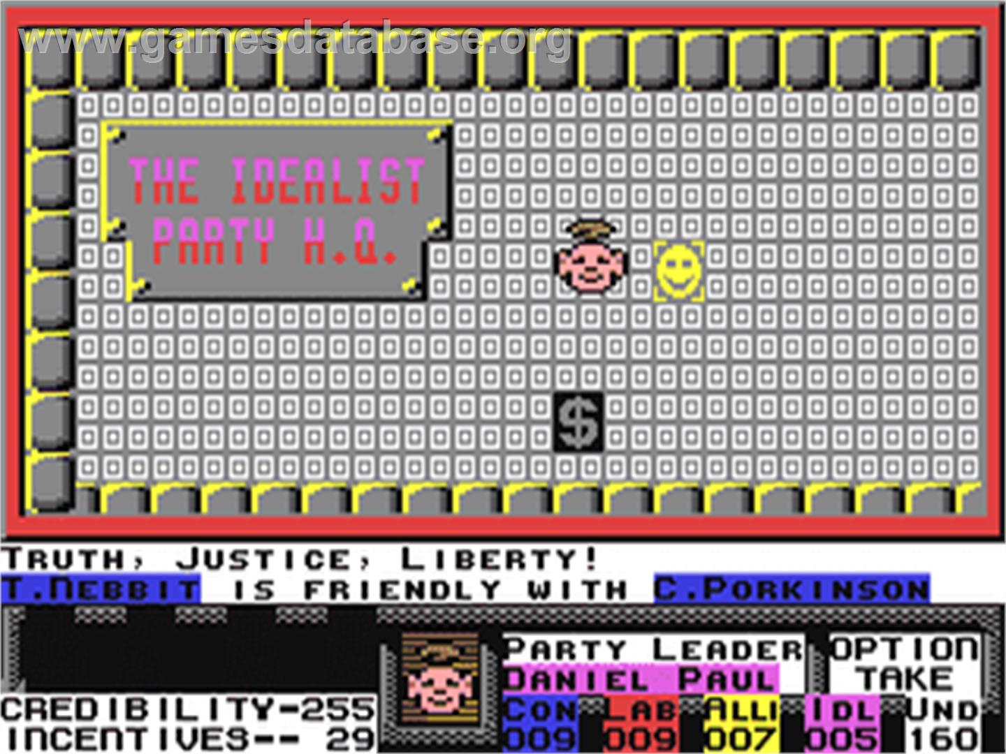 Election - Commodore 64 - Artwork - In Game