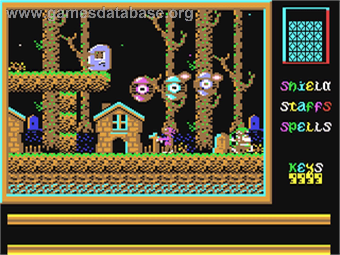 Elven Warrior - Commodore 64 - Artwork - In Game
